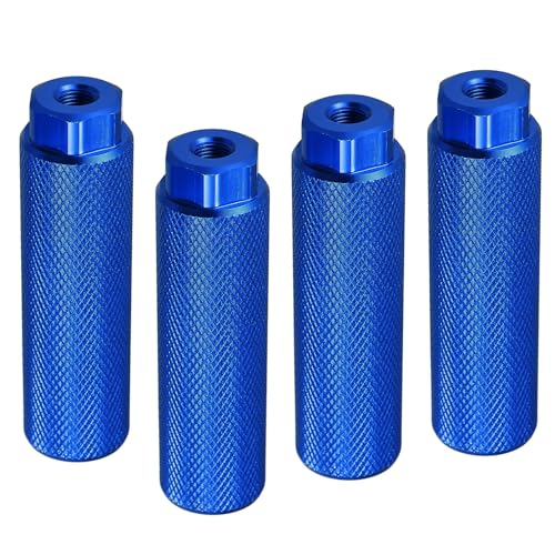 Pegs For Mountain Bike Backseats Stands Cycling Rear Stunt Pegs - Blue