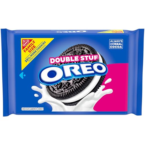 Image of Oreo Double Stuf Chocolate Sandwich Cookies, Family Size, 18.71 oz