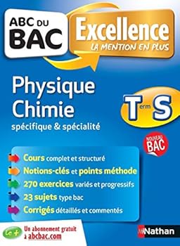 Hardcover ABC du BAC Excellence physique chimie terminale - S Spécifique & spécialité [French] Book
