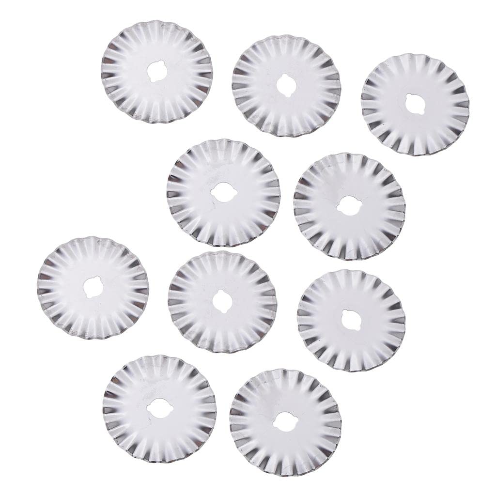 Cuchillas De Corte En Zigzag Y Perforación 45Mm | borde ondulado, perforación suave, manualidades creativas, 20 unidades