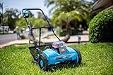 TREATLIFE HOME 16' Path Reel Mower for Lawn Care, Power and Perfect Cutting Heights, Compact Design