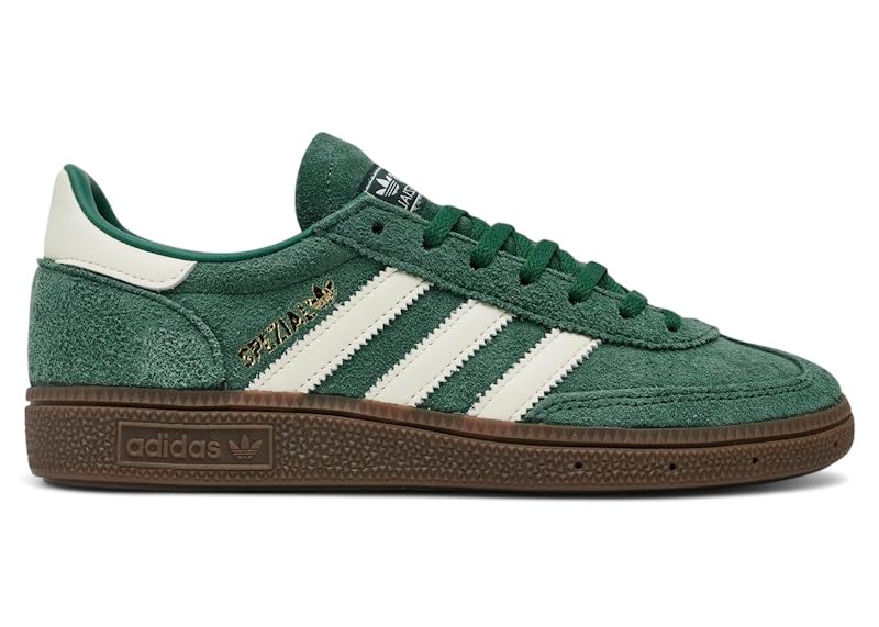 Image of adidas Handball Spezial Women's Shoes, Green /Off White /Gum, Size 11
