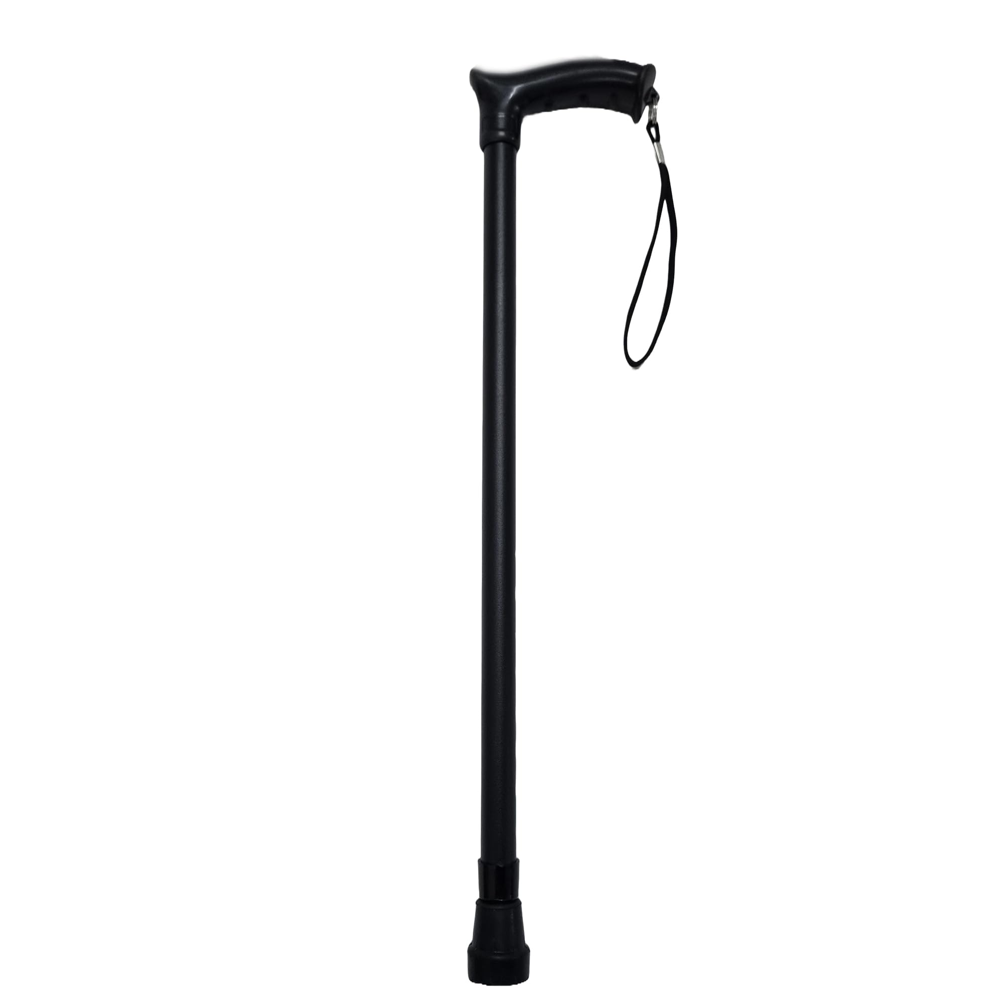 Sahyog Wellness Height Adjustable Walking Stick for Elderly & Physically Challenged (Black)
