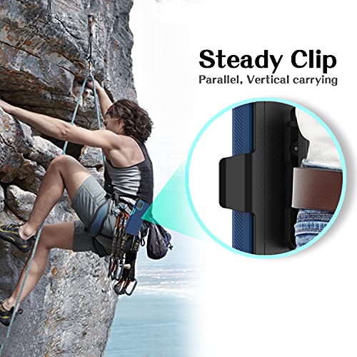 Leptech For Samsung A12 Case, For Galaxy A12 Case With Tpu Screen Protector, [Holster Series] Full Body Heavy Duty Protective Phone Cover With Kickstand Belt Clip Case For Samsung Galaxy A12 (Blue) #TOP3