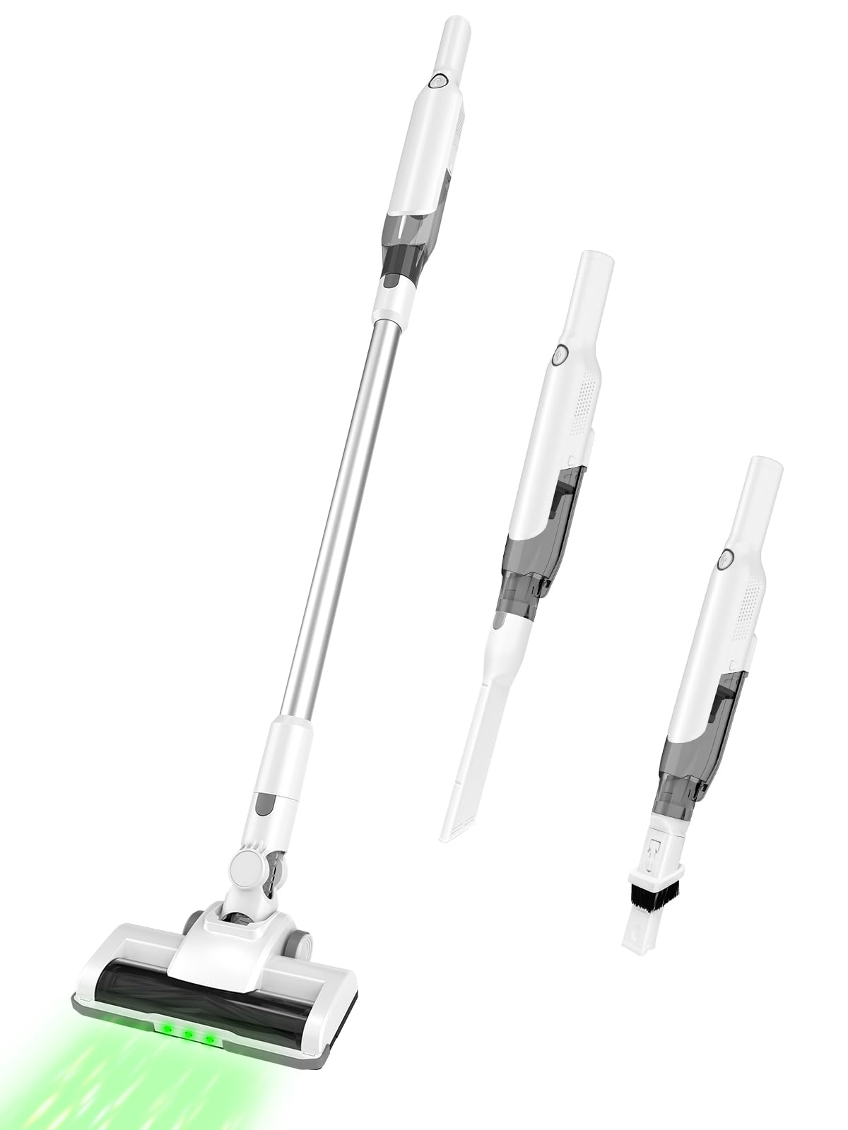 Amazon | 掃除機 コードレス 【新登場!45kpa強力吸引&グリーンLED
