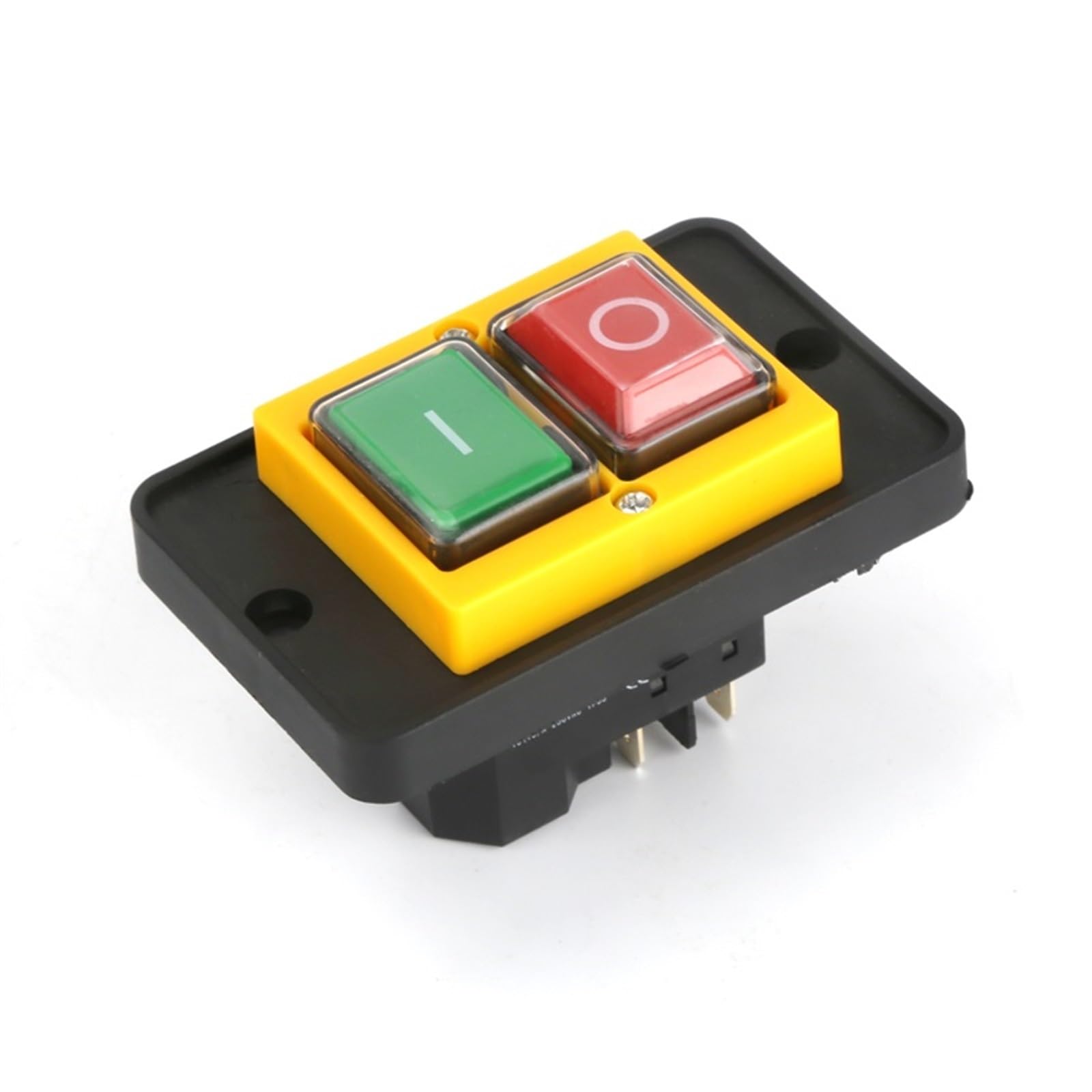 Interrupteur électromagnétique YH02-A YH01-A 110V 220V, 1 pièce, bouton poussoir de démarrage, grand panneau(4PIN Socket,220V)