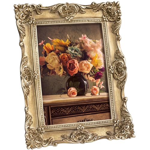 eletecpro 5x7 Vintage Picture Frame with Real...