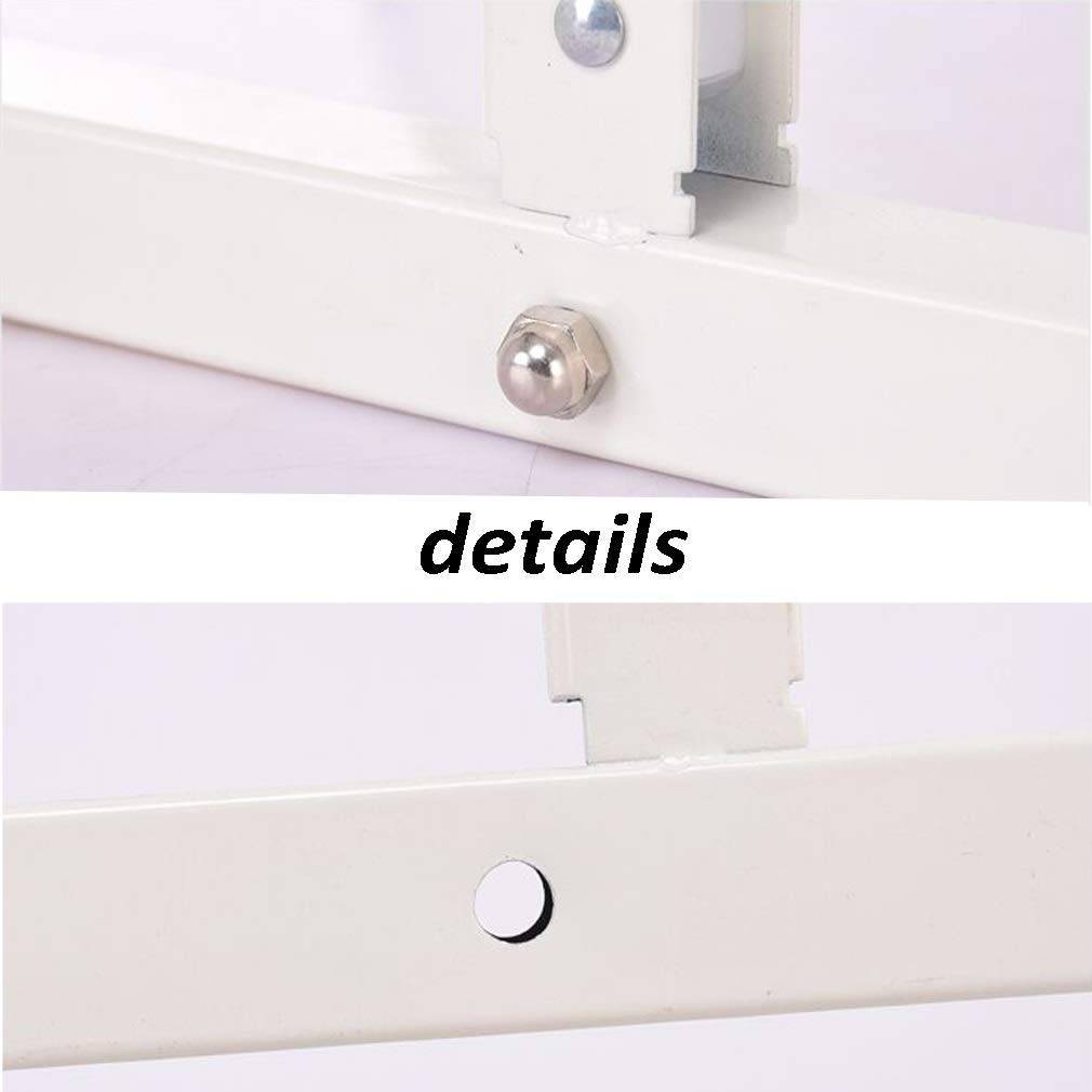Barandilla de Cama Plegable para Ancianos y Adultos Mayores, niños, protección de Seguridad, Barra Protectora para Hospital, Color Blanco (Longitud: 94 CM)