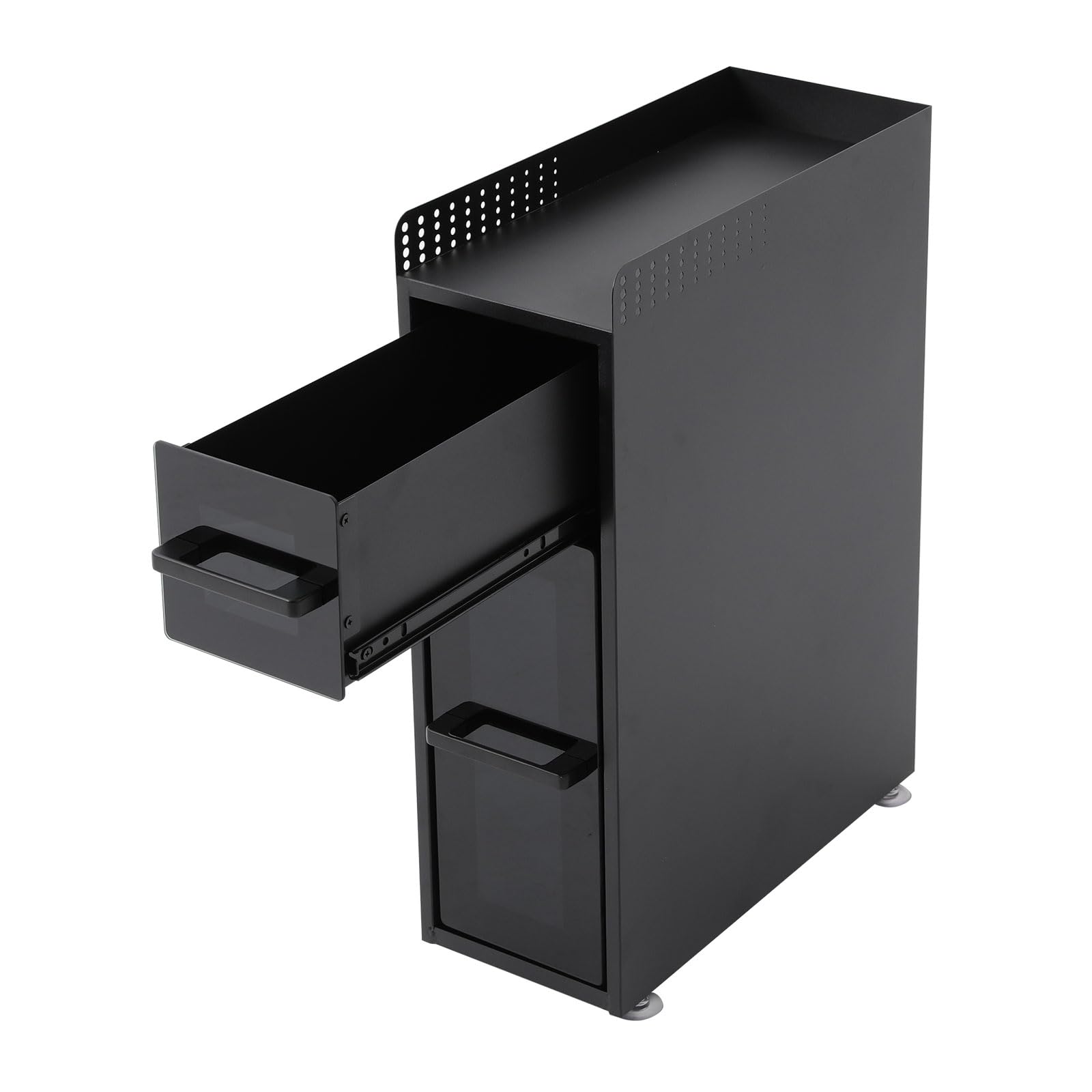 Scaffale per spezie a 3 ripiani, allungabile, portaspezie, da cucina, per piano di lavoro da cucina, portaspezie da cucina, per armadietti, cucina, con cassetto