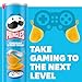 Pringles Potato Crisps Chips, Lunch Snacks, On-The-Go Snacks, Cheddar and Sour Cream, 5.5oz Can (One Can)