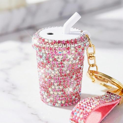Encendedor Rosa con Llavero y Diseño de Taza de Té miniatura 3