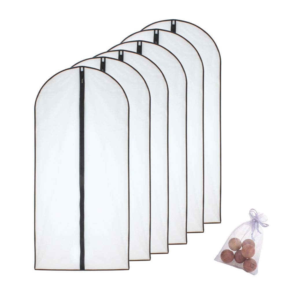 Sacchetto Per Vestiti 60x100 Cm - Custodia Traspirante Antipolvere Per Trasporto E Conservazione