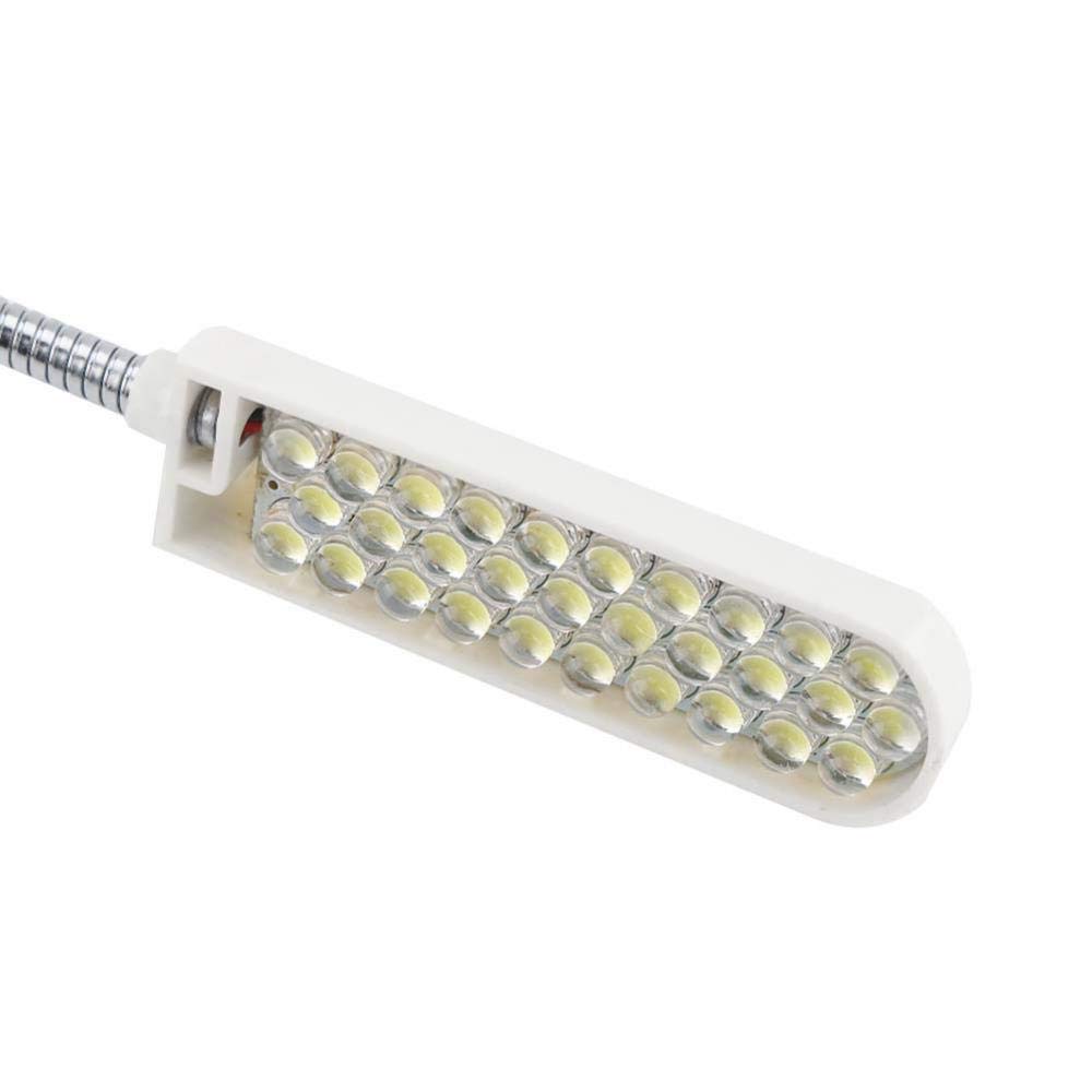 Lampe De Travail LED Col De Cygne Réglable Avec Base Magnétique Pour Machine De CNC US Plug 110