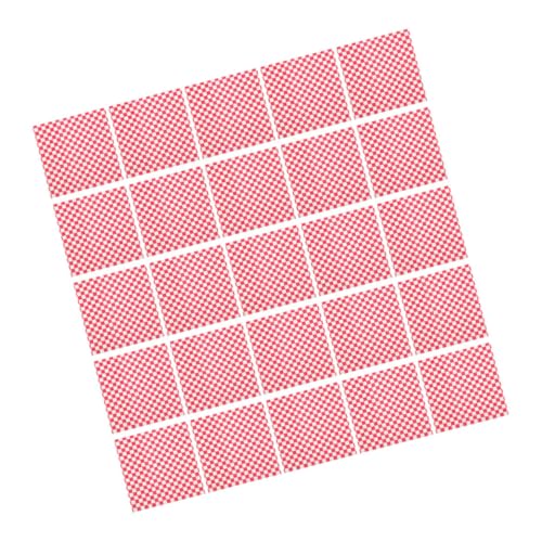 Gatuida 50 hojas Papel Antigrasa para Alimentos Papel Encerado Diseño Cuadros Rojos para Envolver Hamburguesas Sándwiches y Usos Horneado Resistente al Aceite y No Tóxico