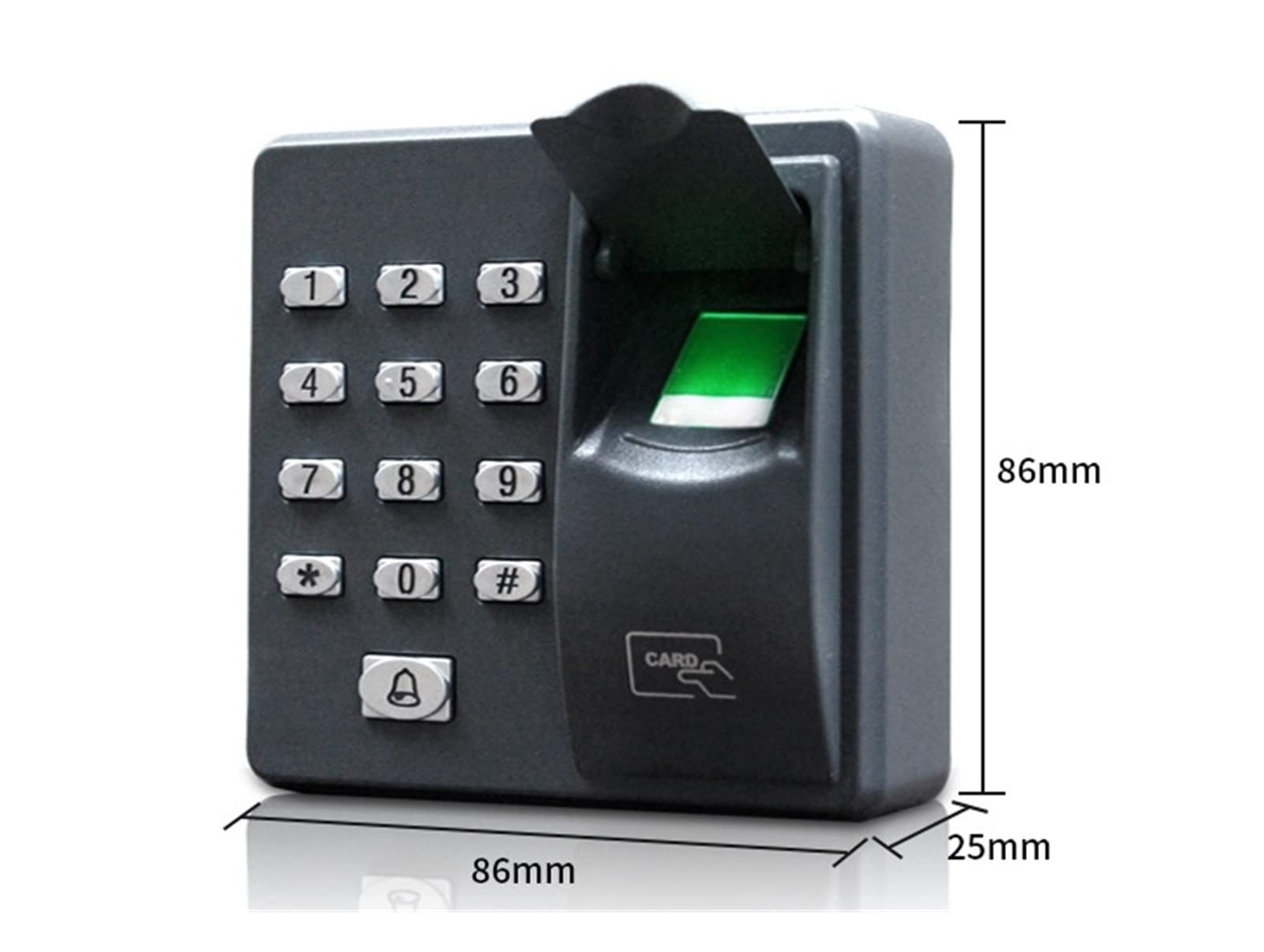 Zeiterfassung X6 Fingerprint-Zugangskontrollmaschine Rfid Tastatur for Zugangskontrollsysteme for kleine und mittlere Unternehmen