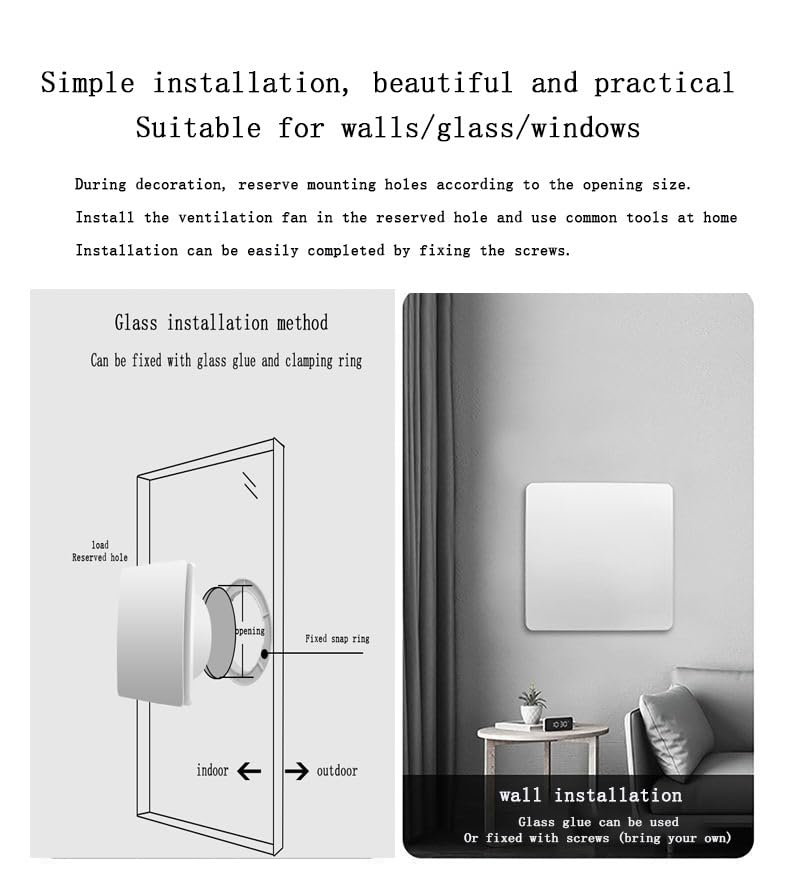 Extractor Baño Extractores De Aire Baño Ventilador Baño con Mando A Distancia De Bajo Ruido (con Trampilla De Reflujo), Apto para Baños, Cocinas, Aseos Y Áticos,4 Inch Model