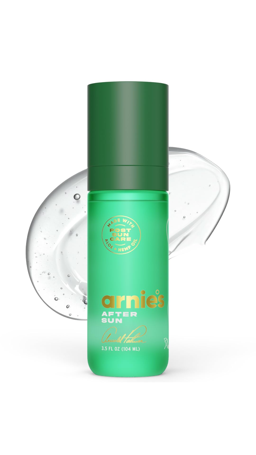 Arnie's After Sun Gel by Arnold Palmer – Cooling Aloe with Hemp Oil & Hyaluronic Acid