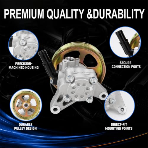 Image of Flecto 21-5441 Power Steering Pump Compatible with Acura TL and Honda Pilot