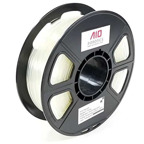 AIO Robotics AIONATURAL 3D PLA-0.5KG1.75-Natural PLA 3D Printer Filament, Dimensional Accuracy +/- 0.02 mm, 0.5 kg Spool, 1.75 mm, Natural