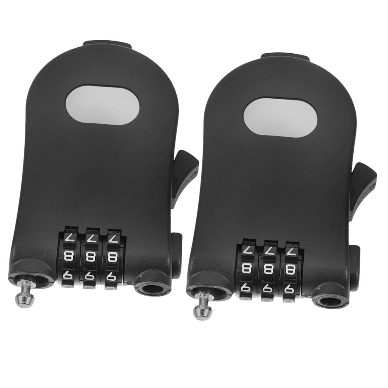 BESPORTBLE 8pezzi Lucchetto Antifurto Per Snowboard e Bici Da Lucchetto Compatto Con Password Per Sicurezza Ottimale Accessori Per Snowboard e Biciclette