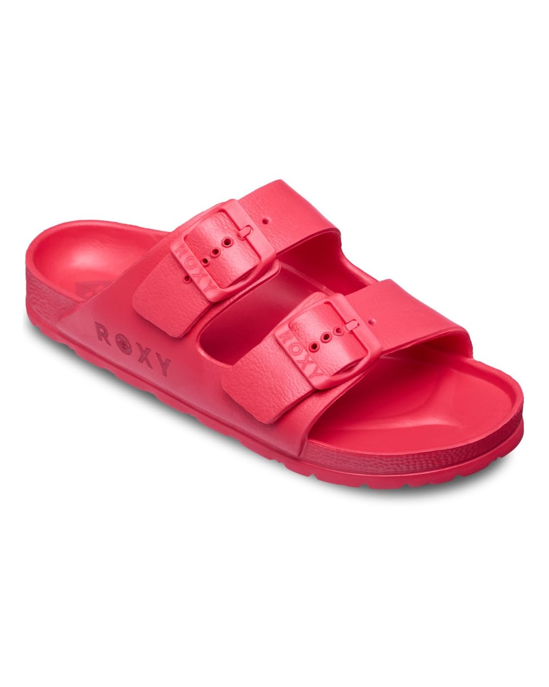 Roxy Women's Red/Pink Kattie Slides - Size: 7
