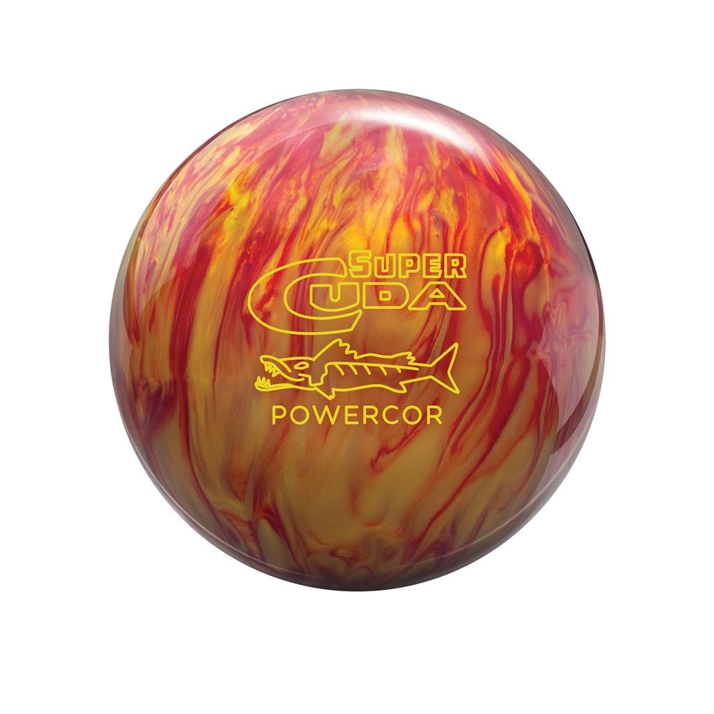Columbia 300 PRE-DRILLED Super Cuda PowerCor Pearl Bowling Ball (This Item Includes a Free Bowlerstore Rubber Shammy- Colors Will Vary for The Shammy) 12lbs