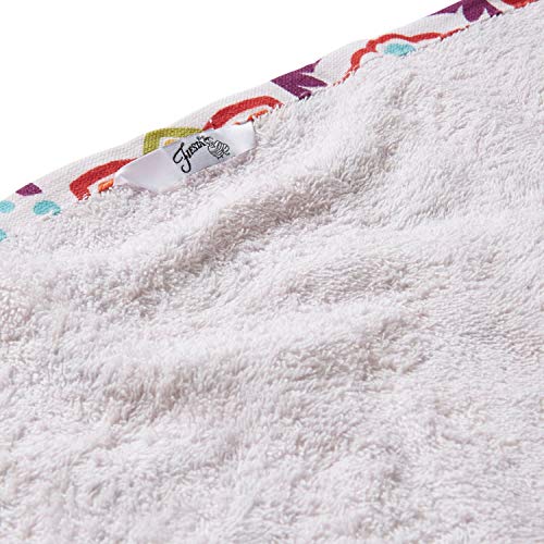 Fiesta Worn Tiles Kitchen Towel Set, Multicolor, 2 Piece #TOP2