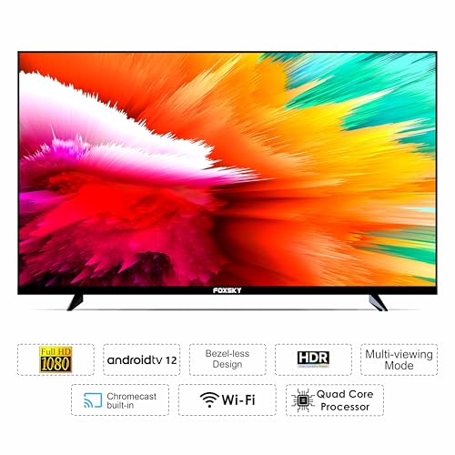Image of Foxsky 101.6 cm (40 inches) Full HD Smart LED TV 40FSFHS (Black)