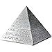 Produktbild TOOGOO Silber kreativ Mode Dekoration klassisch Jahrgang aegyptisch Metall Geschnitzte Pyramide mit Deckel Aschenbecher Dekoration Geschenk