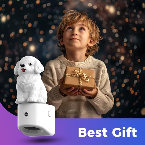Image of L LOHAS LED Night Light for Kids,3D Cute Puppy Night Lights,Golden Retriever with Dusk to Dawn Sensor, RGB+Soft White 3000K,Dog Night Light,Birthday Gift Nightlight for Kids, Room Decor,2Pack