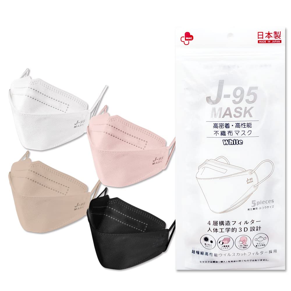 J-95【SET売り】5箱10箱【日本製 JIS規格】正規品 【医療用マスク クラス適合】 MAID IN JAPAN 日本製 カジュアル スーツに似合う4層 3D立体 不織布マスク JN95MASKの新型 J-95【SET売り】5箱10箱【日本製 JIS規格】正規品 【医療用マスク
