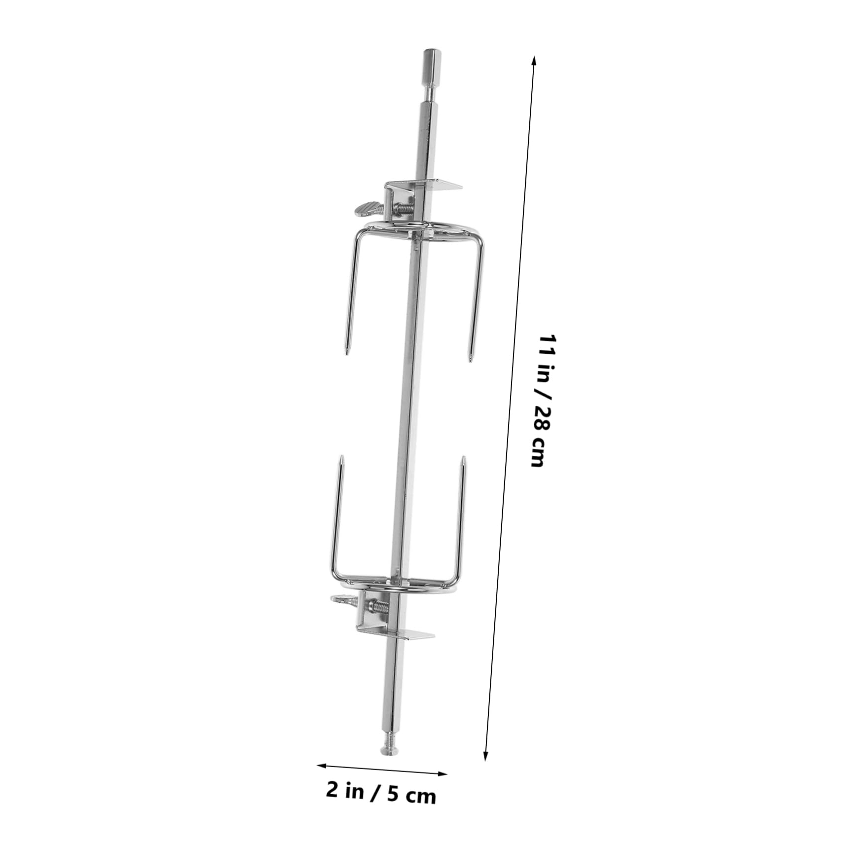 Fourchette Rotative En Acier Inoxydable Pour Poulet Rôti Accessoire Barbecue Et Four 11X2 Pouces Ustensile Pratique Pour Gril À Domicile