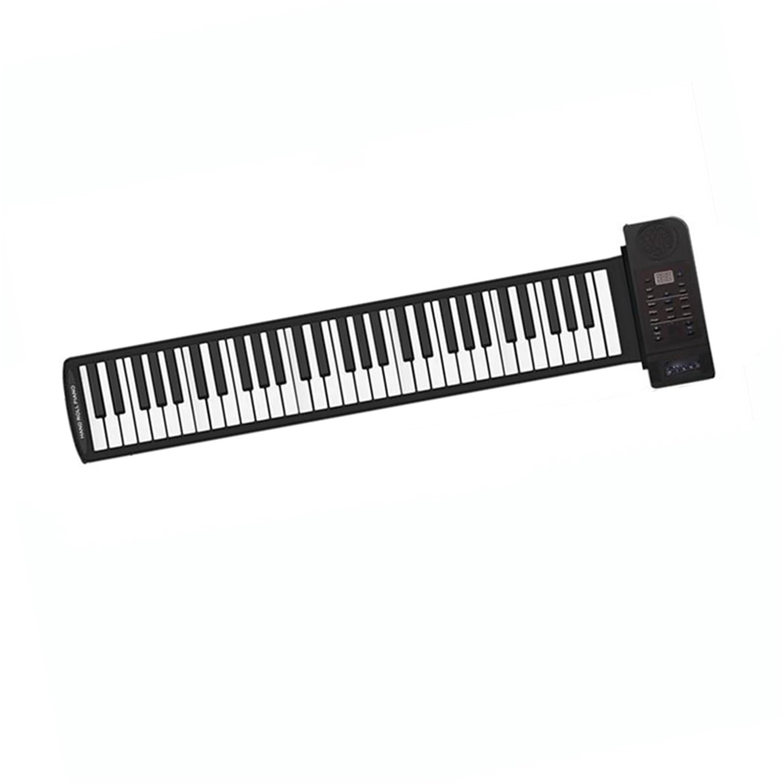 Pianino Elektroniczne Elastyczny Silikonowy Fortepian Dla Dorosłych 61 Klawiszy Przenośny Instrument Muzyczny Z Rolowaną Klawiaturą(EU)