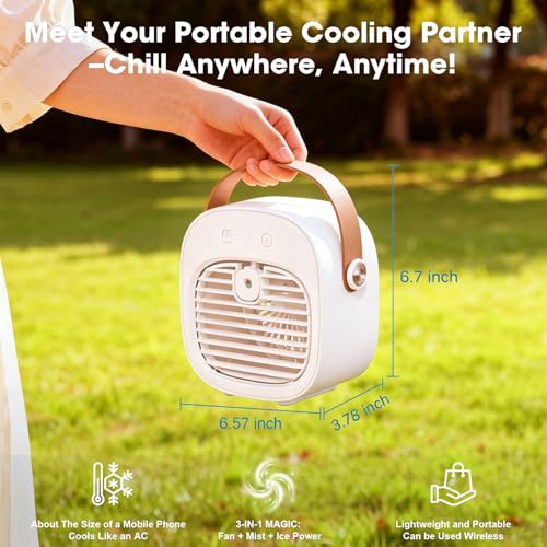 Portable AC for Car, 6000mAh