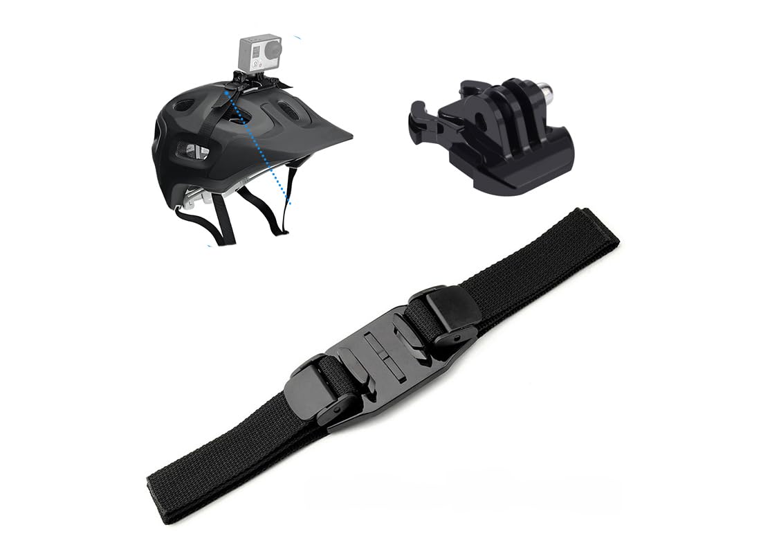 All4Cam Entlüftet Helm Halterung Passt GOPRO Hero 3 4 5 6 Kamera Gurthalterung Fahrradhelm Elektronik & Foto