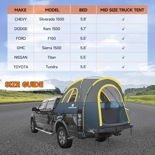 Umburato Pickup Truck Tent Blue