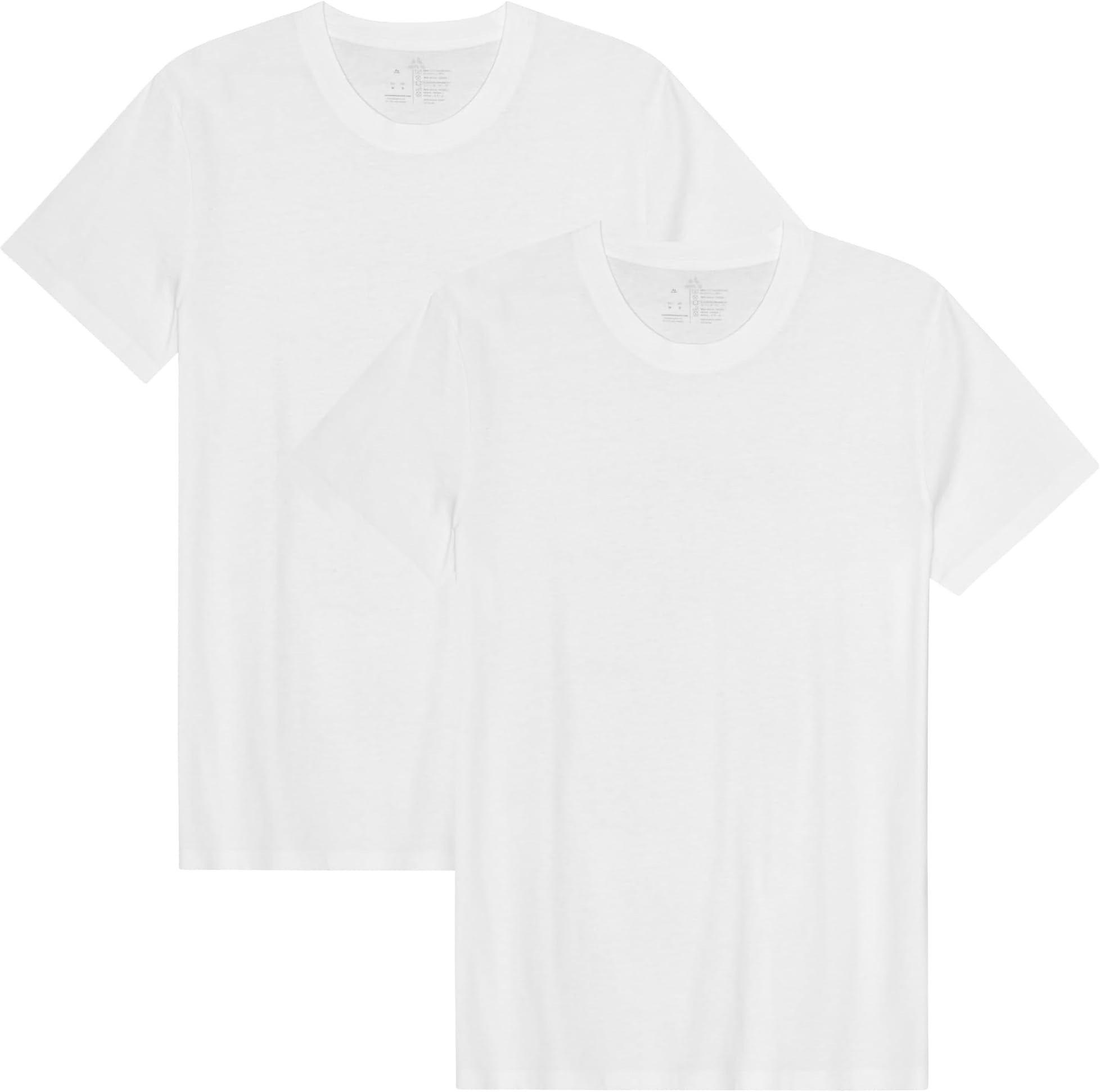 Men's T-Shirts, Organic Cotton T-Shirts for Men, Multipack, Crew Neck, Short Sleeve, Premium Soft Blend, 1-Pack, 2-Pack, 4-Pack