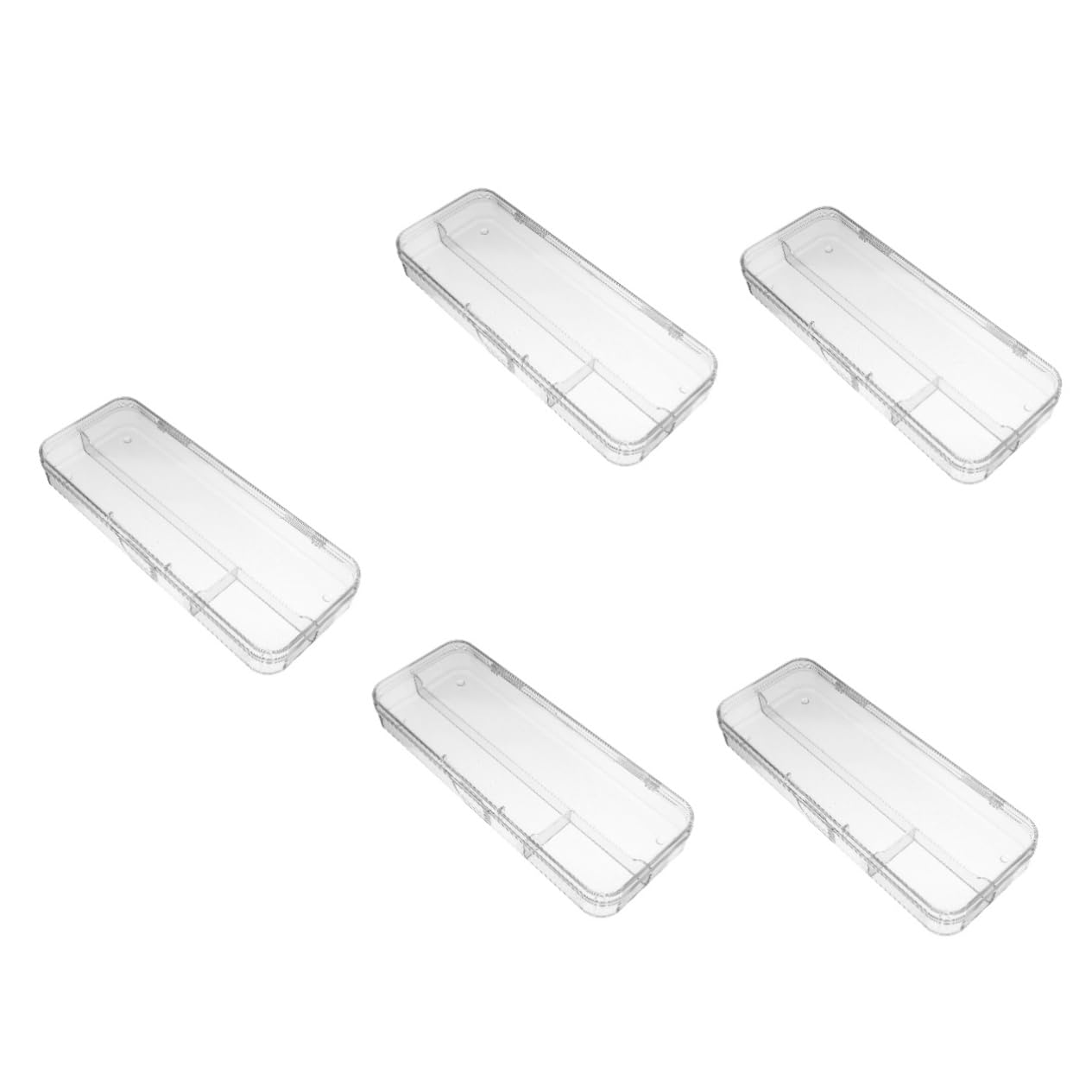 5pezzi Pencil Box Organizzatore Per Portamatite Impilabile Riutilizzabile Per e Scuola Capacità Per Insegnanti e Studenti