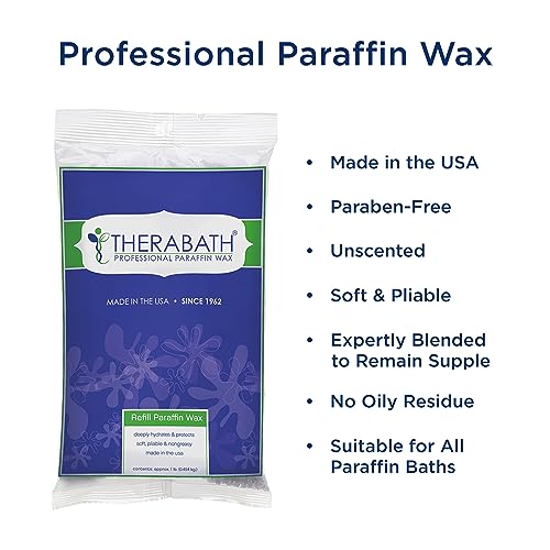 Therabath Paraffin Wax Refills 4Lb Pack, Scent Free Paraffin Wax Beads For Paraffin Bath, Use To Relieve Arthritis Pain And Stiff Muscles, Deep Hydration #TOP1