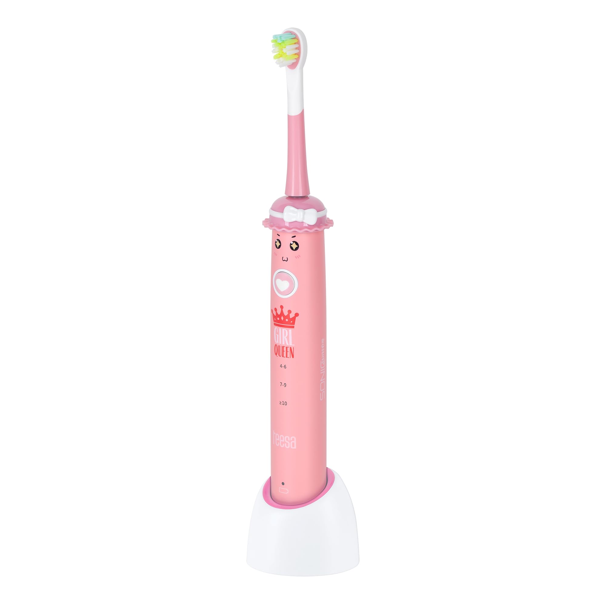 Teesa Sonic Junior - Cepillo de dientes eléctrico sónico para niños (cepillo de dientes sónico para niños)