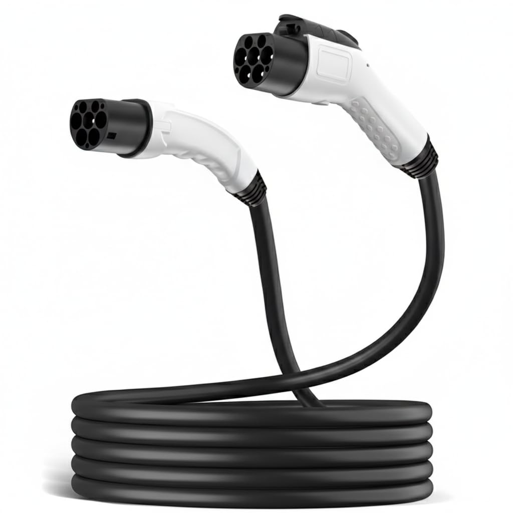 Premium EV Charging Cable | Type 2 to GBT Cable | 22kW, 32A, 5M | Fits Chinese EVs Like BYD, ID.4/6, Changan, Rox, Leopard, Avatar & More