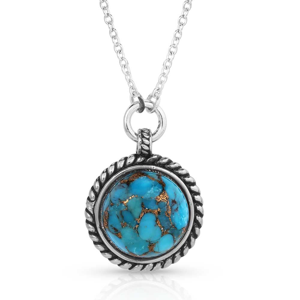 Montana Silversmiths Western Lifestyle Crafted Turquoise Pendant Necklace