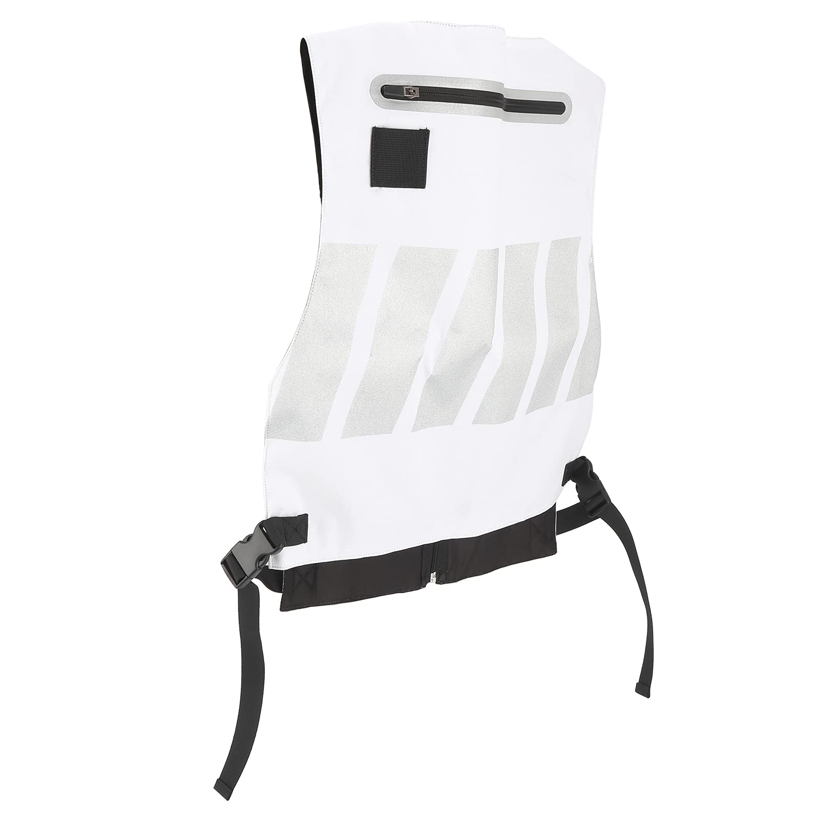Cycling Waistcoat, Running Reflective Vest Adjustable Cycling Waistcoat Reflective Waistcoat for Outdoors for Cycling(White)-image-35