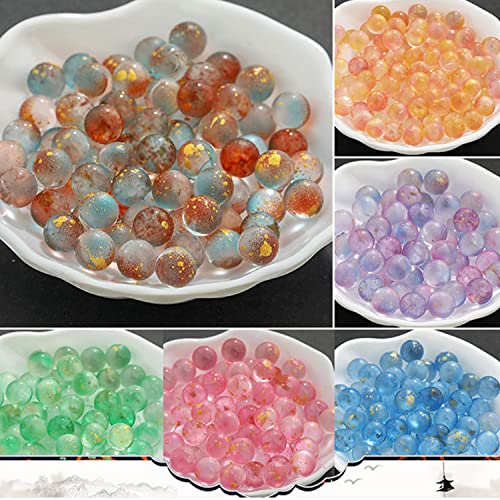 Yiyifor 100Pcs Bunte Glasmurmeln,Spiel Murmeln 12mm für Arcade Tischspiele Sportspielzeug Outdoor Chinesische Schachspiele Marmorbahn Marmorspiele (12MM)