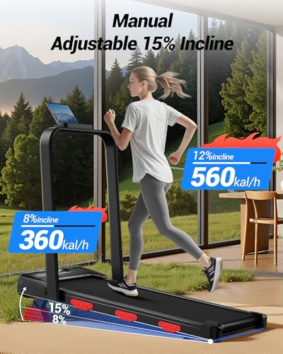 Folding Treadmill with Auto Incline