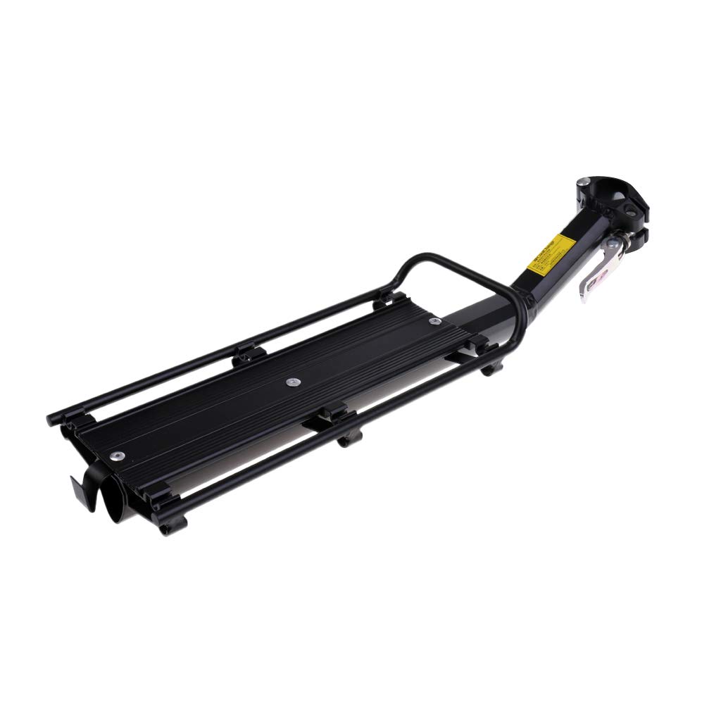 Sharplace Fahrrad Gepäckträger Sattelstütz für Fahrrad, MTB Aluminium Hinten Gepäckträger 30 Kg
