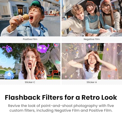 Image of Insta360 GO 3S Retro Bundle Special Edition 64GB White - Small 4K Vlogging Camera, Hands-Free POV Cam, Retro Filters, 4K30fps, Extra Bttery, Lightweight Wearable Vlog Camera for Street & Daily Shots