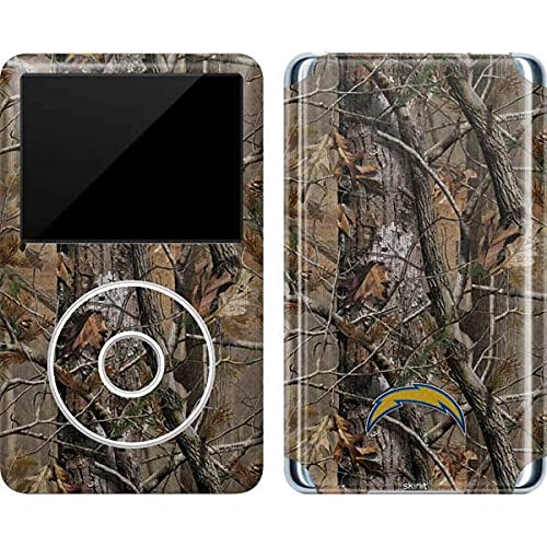 Skinit Decal MP3 Player Skin Compatible with iPod Classic (6th Gen) 80GB - Officially Licensed NFL Los Angeles Chargers Realtree AP Camo Design