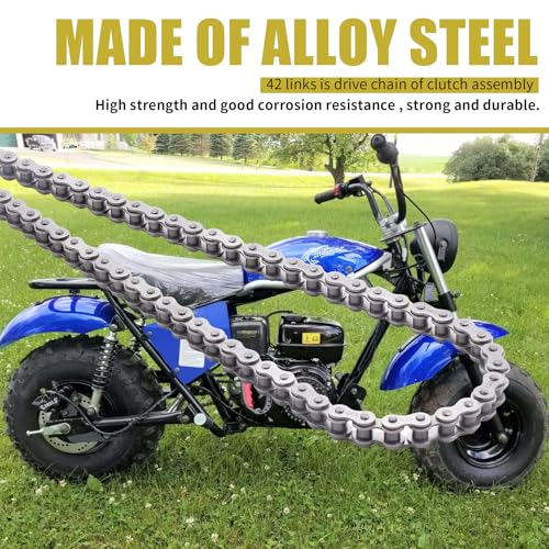 Image of 420 Chain 42 Links + Chain Breaker fit for Coleman CT200U CT200U-EX BT200X Baja Warrior MB200 Massimo Trailmaster Predator 212cc 196cc 6.5hp Mini Bike Parts