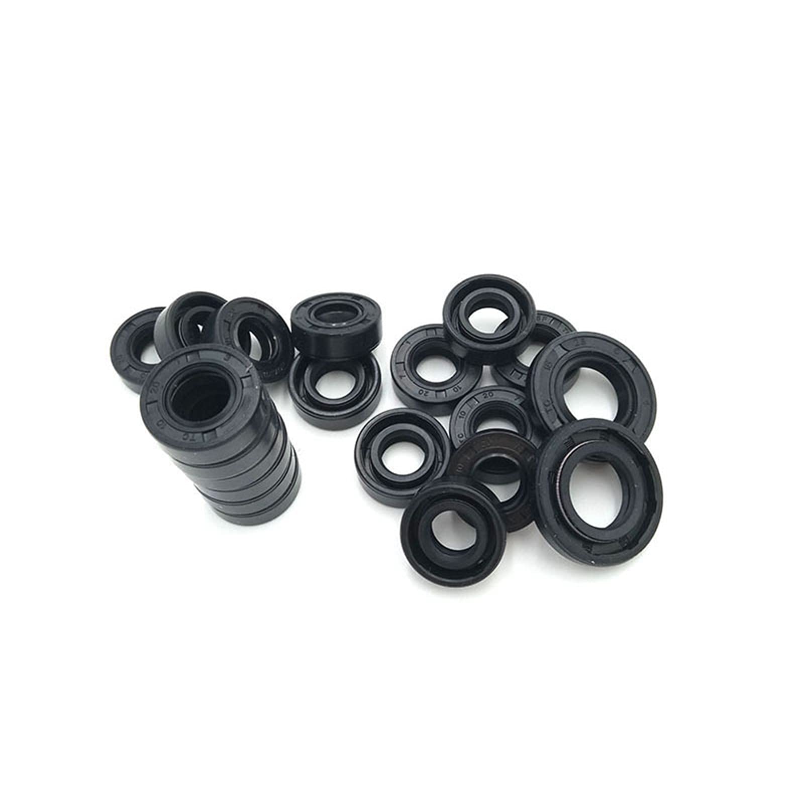 Paraolio Per Albero NBR Con Doppio Labbro | Misure Multiple Da 12 A 35mm | Per Cilindri Idraulici - Foto 4